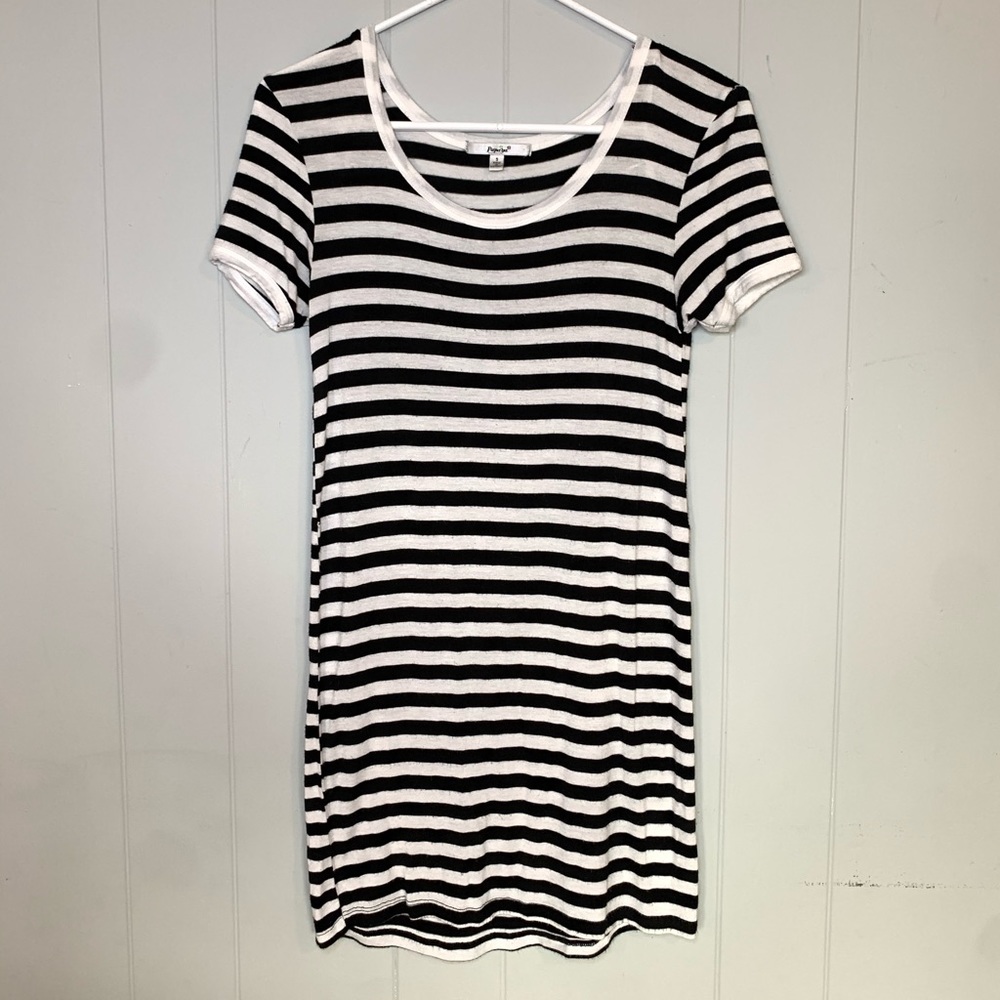 PAPAYA Stripped Tshirt dress